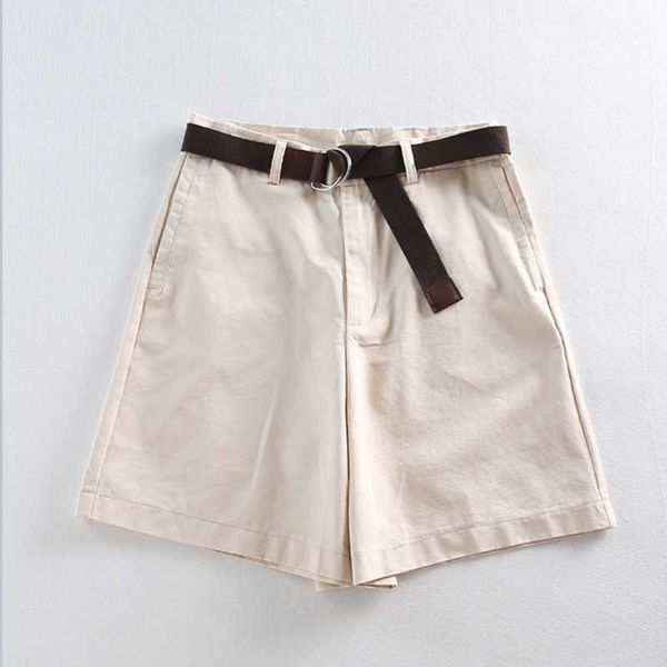 women shorts all-match sashes wide leg short ladies summer cotton high waist loose 210531, White;black
women shorts all-match sashes wide leg short ladies summer cotton high waist loose 210531, White;black