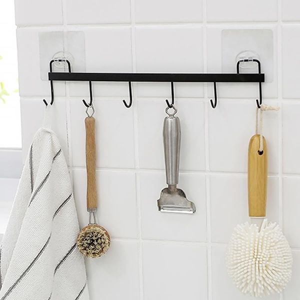 hooks & rails 6 rack rail wall mounted coat hat hanger entryway kitchen utensil towel clothing hanging stand multifunctional door hook
hooks & rails 6 rack rail wall mounted coat hat hanger entryway kitchen utensil towel clothing hanging stand multifunctional door hook