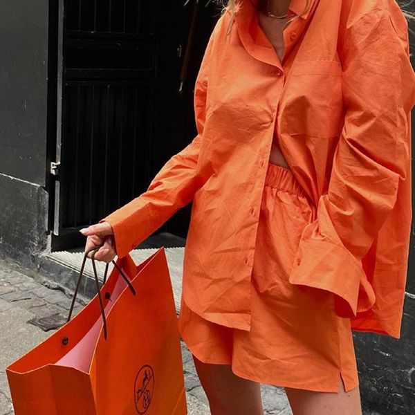 women's tracksuits oversized solid short set long sleeve button blouse high waist 2021 summer fashion casual y2k loose streetwear track, Gray
women's tracksuits oversized solid short set long sleeve button blouse high waist 2021 summer fashion casual y2k loose streetwear track, Gray