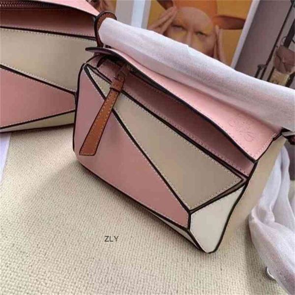 leather geometric bag luo yiwei lingge one shoulder messenger bag women's 2021 new color matching version gift box zly bags handbag wom 
leather geometric bag luo yiwei lingge one shoulder messenger bag women's 2021 new color matching version gift box zly bags handbag wom