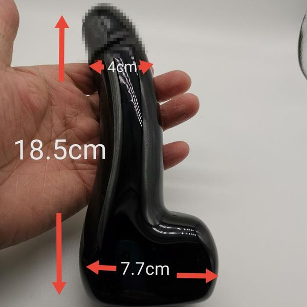 decorative objects & figurines 18.5cmnatural black obsidian crystal wand hand carved massage stick healing gemstone yoni
decorative objects & figurines 18.5cmnatural black obsidian crystal wand hand carved massage stick healing gemstone yoni