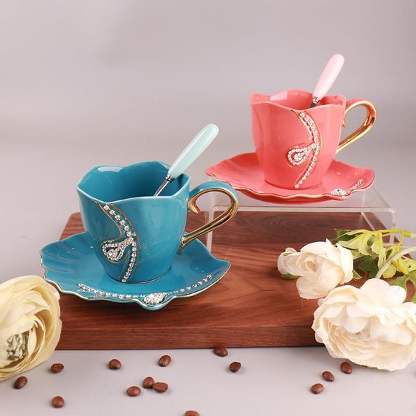 mugs creative simple european diamond inlaid ceramic glaze coffee cup dish set afternoon tea breakfast milk 250 ml
mugs creative simple european diamond inlaid ceramic glaze coffee cup dish set afternoon tea breakfast milk 250 ml