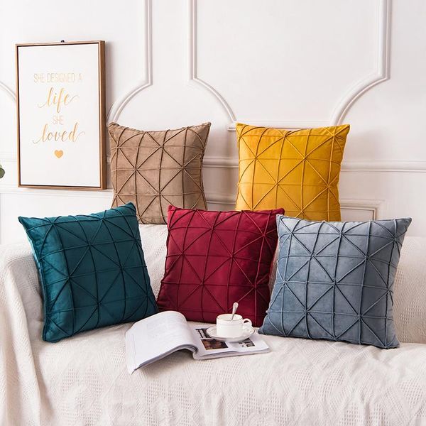 european-style solid color modern pillow cover living room sofa car interior decoration cushion netherlands velvet soft fabric cushion/decor
european-style solid color modern pillow cover living room sofa car interior decoration cushion netherlands velvet soft fabric cushion/decor