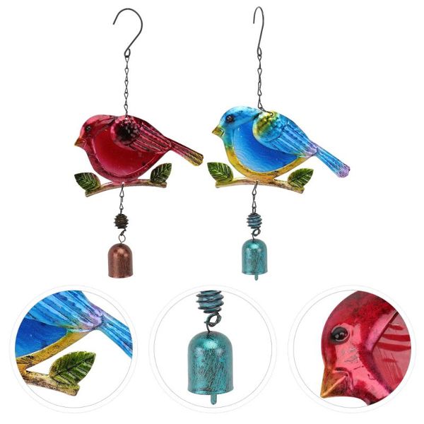 decorative objects & figurines 2pcs fair-sounding wind chime garden pendant glass hanging accessory red blue
decorative objects & figurines 2pcs fair-sounding wind chime garden pendant glass hanging accessory red blue