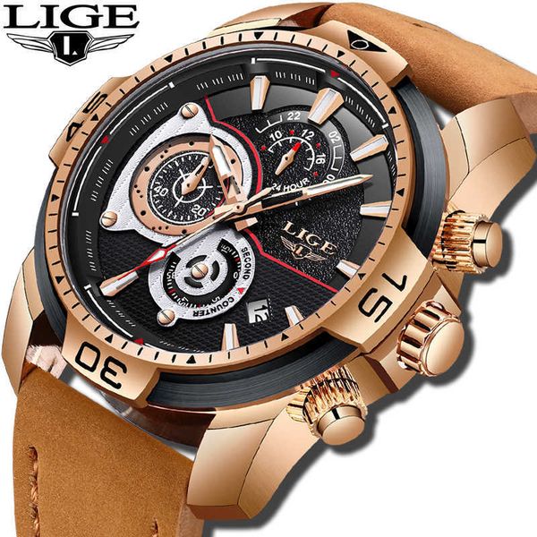 business men watch lige mens watches brand luxury quartz gold watch men military waterproof sport watch erkek kol saati 210527, Slivery;brown
business men watch lige mens watches brand luxury quartz gold watch men military waterproof sport watch erkek kol saati 210527, Slivery;brown