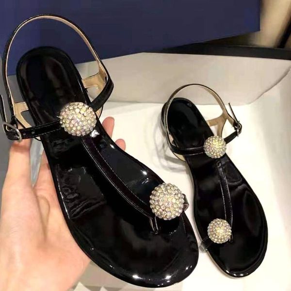 sandals 2021 brand desgin sheepskin leather quality comfy walking summer casual flip flops leisure vacation shoes crystals, Black
sandals 2021 brand desgin sheepskin leather quality comfy walking summer casual flip flops leisure vacation shoes crystals, Black