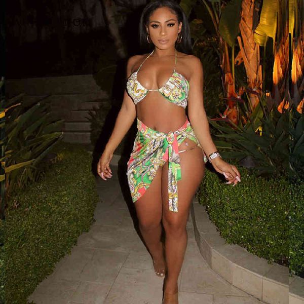 swimwear anjamanor 3 piece bikini set skirt bathing suit summer 2021 trend fashion women colorful swimsuit vacation outfits d58-bi22, White;black
swimwear anjamanor 3 piece bikini set skirt bathing suit summer 2021 trend fashion women colorful swimsuit vacation outfits d58-bi22, White;black