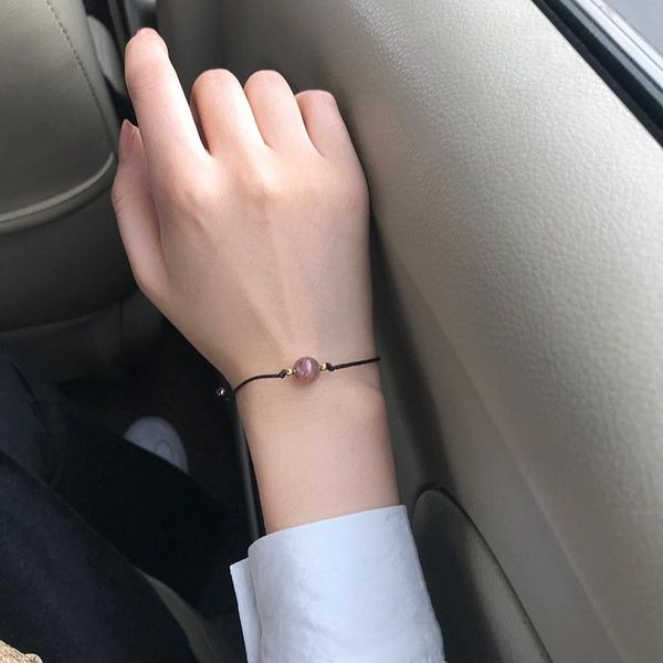 japanese minimalist style natural strawberry crystal bracelet women's simple rope braided cute bracelets fashion jewelry charm, Golden;silver
japanese minimalist style natural strawberry crystal bracelet women's simple rope braided cute bracelets fashion jewelry charm, Golden;silver