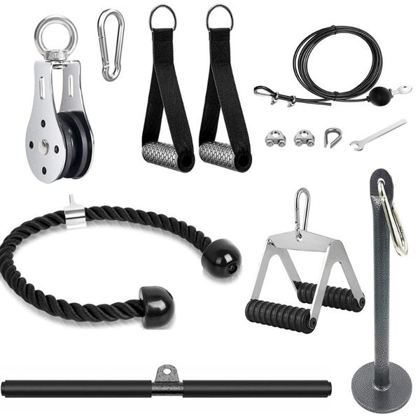 accessories cable machine attachments tricep rope gym lat pull down pully fitness equipment weight lifting workout
accessories cable machine attachments tricep rope gym lat pull down pully fitness equipment weight lifting workout