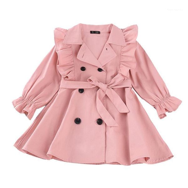 jackets girls casual ruffles jacket trend autumn long sleeve fashion trench coats children bow sashes outerwear cute clothes 2-6y1, Blue;gray
jackets girls casual ruffles jacket trend autumn long sleeve fashion trench coats children bow sashes outerwear cute clothes 2-6y1, Blue;gray