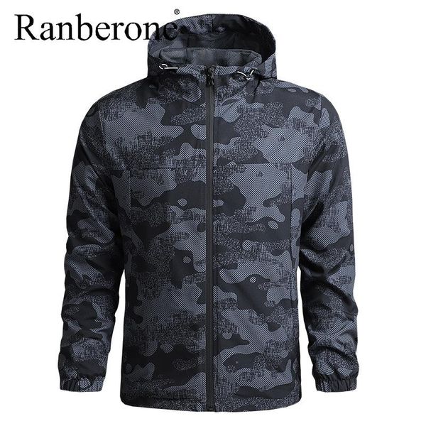 running jackets ranberone 2021 spring and autumn hooded jacket men's camouflage sunscreen clothing men women's tracksuit sportswea, Black;red
running jackets ranberone 2021 spring and autumn hooded jacket men's camouflage sunscreen clothing men women's tracksuit sportswea, Black;red