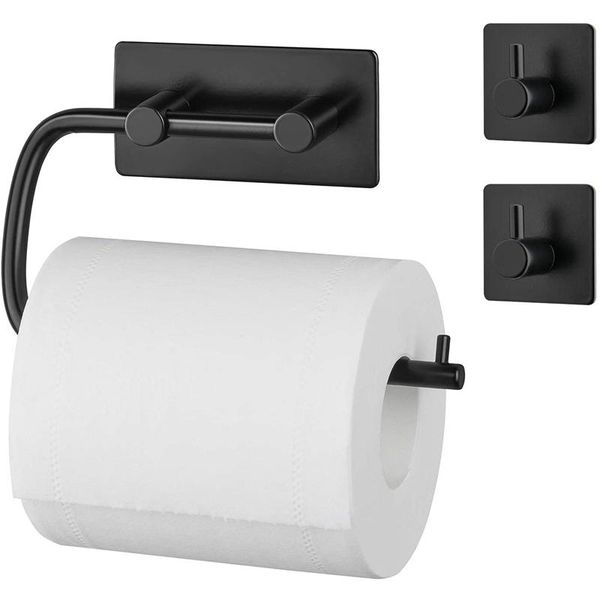 toilet roll holder with two hooks without drilling towel coat self-adhesive bathroom set paper holders
toilet roll holder with two hooks without drilling towel coat self-adhesive bathroom set paper holders