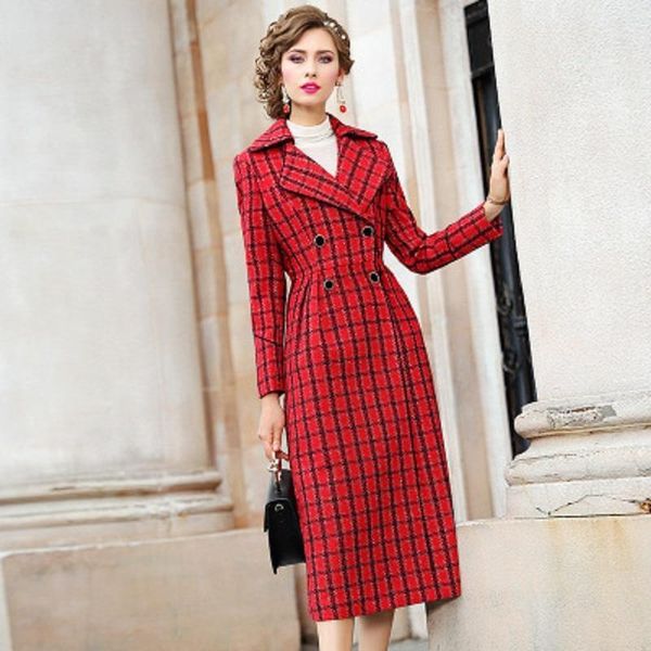 casual dresses fur 2021 dress plaid thickened fashion slim medium length woolen for women winter overcoat long sleeves plus windbreaker, Black;gray
casual dresses fur 2021 dress plaid thickened fashion slim medium length woolen for women winter overcoat long sleeves plus windbreaker, Black;gray