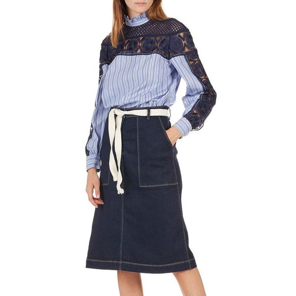 women's blouses & shirts patads french dress autumn and winter charming versatile splicing contrast lace long sleeve shirt e11553h 2 co, White
women's blouses & shirts patads french dress autumn and winter charming versatile splicing contrast lace long sleeve shirt e11553h 2 co, White