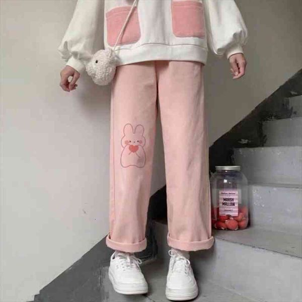 kawaii pants women korean fashion autumn wide leg pant pink high waist cute loose casual women clothes, Black;white
kawaii pants women korean fashion autumn wide leg pant pink high waist cute loose casual women clothes, Black;white