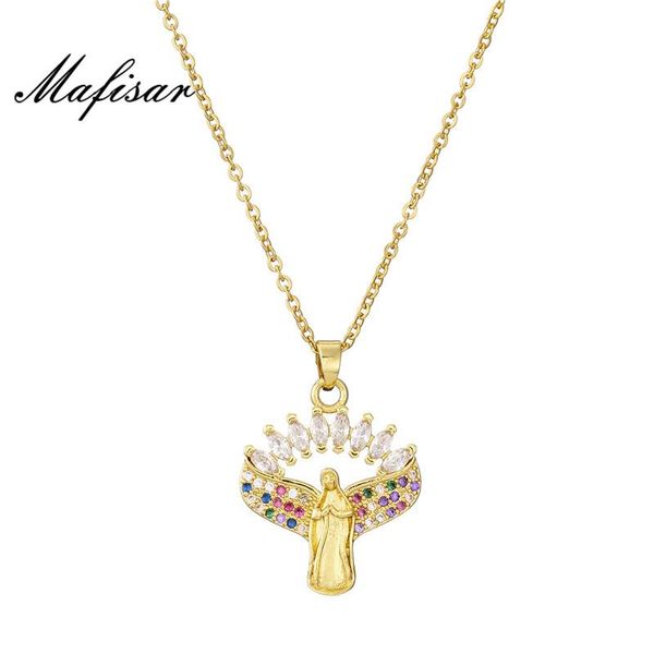 pendant necklaces mafisar 45cm gold chain necklace fashion crystal colourful cz virgin mary for women girl party jewelry, Silver
pendant necklaces mafisar 45cm gold chain necklace fashion crystal colourful cz virgin mary for women girl party jewelry, Silver