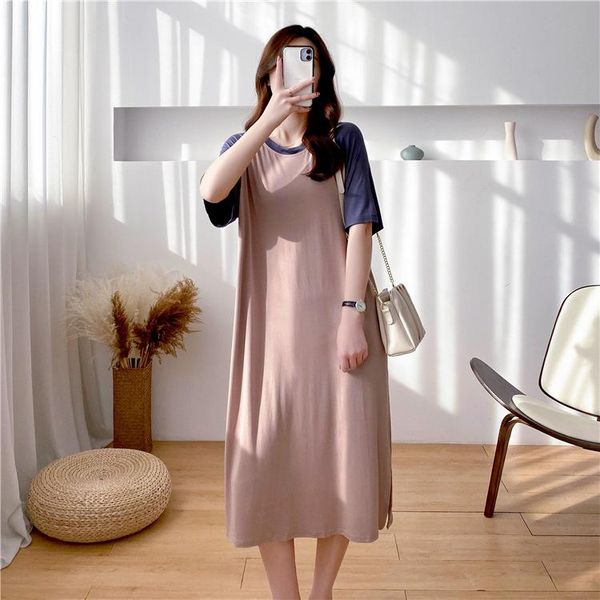 maternity dresses summer dress women clothes postpartum nursing breastfeeding out cotton long short-sleeved skirt confinemen, White
maternity dresses summer dress women clothes postpartum nursing breastfeeding out cotton long short-sleeved skirt confinemen, White
