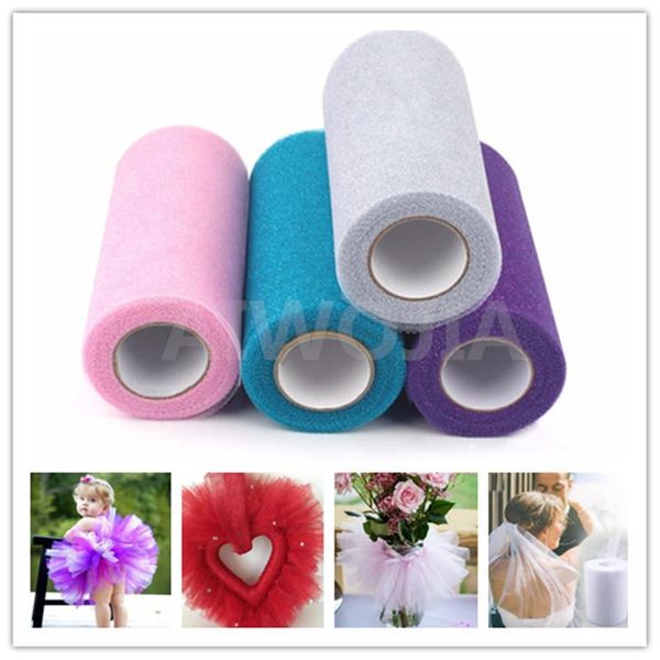 organza gauze 15cm*22m tulle rolls fabric spool party gift wrap wedding decoration crafts festive supplies flower silk6z decorative flowers
organza gauze 15cm*22m tulle rolls fabric spool party gift wrap wedding decoration crafts festive supplies flower silk6z decorative flowers