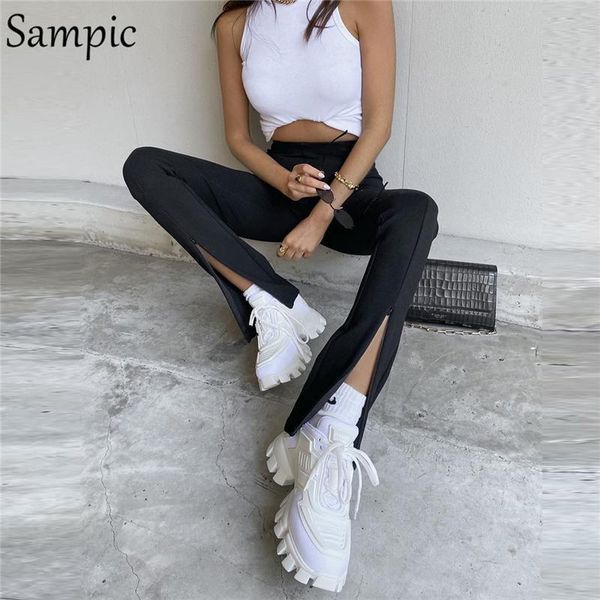 women's pants & capris sampic fashion black khaki autumn women skinny office front split trousers high waist long slim winter 2021 desi, Black;white
women's pants & capris sampic fashion black khaki autumn women skinny office front split trousers high waist long slim winter 2021 desi, Black;white