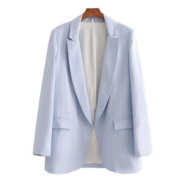 women's suits & blazers solid loose work wear elegant women blazer fashion vintage outerwear female jacket, White;black
women's suits & blazers solid loose work wear elegant women blazer fashion vintage outerwear female jacket, White;black