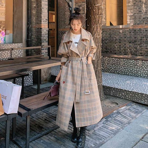 women's trench coats windbreaker long 100% cotton retro all-match loose big size jacket casual lapel wear a belt thick coat female, Tan;black
women's trench coats windbreaker long 100% cotton retro all-match loose big size jacket casual lapel wear a belt thick coat female, Tan;black