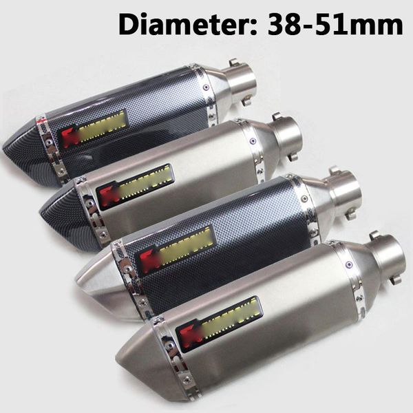 motorcycle exhaust system universal 38-51mm muffler pipe stainless steel tail with removable db killer bike modified escape
motorcycle exhaust system universal 38-51mm muffler pipe stainless steel tail with removable db killer bike modified escape
