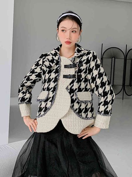 women's jackets galcaur gingham colorblock patchwork tassel coat for women turtleneck long sleeve single breasted coats female clothing, Black;brown
women's jackets galcaur gingham colorblock patchwork tassel coat for women turtleneck long sleeve single breasted coats female clothing, Black;brown