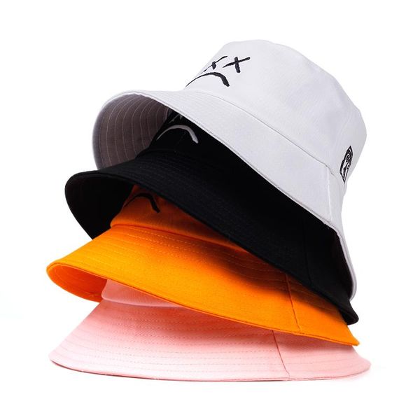 cloches korean style men women harajuku bucket hat crying face embroidery solid color summer travel holiday beach sunshade casual cap, Blue;gray
cloches korean style men women harajuku bucket hat crying face embroidery solid color summer travel holiday beach sunshade casual cap, Blue;gray