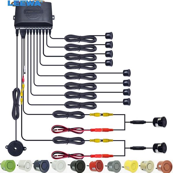 car rear view cameras& parking sensors leewa 8-sensor sensor with 2pcs 18.5mm ccd camera dual visual rearview video radar system #ca930
car rear view cameras& parking sensors leewa 8-sensor sensor with 2pcs 18.5mm ccd camera dual visual rearview video radar system #ca930