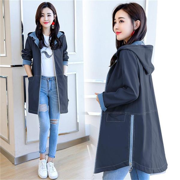 women's trench coats fashion windbreaker coat female korean large size long-sleeved outerwear 2021 spring autumn long for women x555, Tan;black
women's trench coats fashion windbreaker coat female korean large size long-sleeved outerwear 2021 spring autumn long for women x555, Tan;black