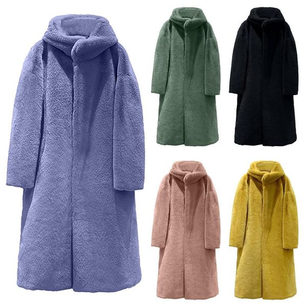 women's fur & faux fashion casual sheep shearing stitching coat mid-length wool natural coats winter mink female jackets, Black
women's fur & faux fashion casual sheep shearing stitching coat mid-length wool natural coats winter mink female jackets, Black