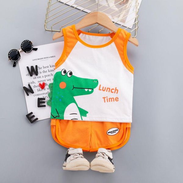 summer children cotton baby boys clothes cartoon animal sport vest shorts 2pcs/sets infant out kids fashion toddler tracksuits clothing sets, White
summer children cotton baby boys clothes cartoon animal sport vest shorts 2pcs/sets infant out kids fashion toddler tracksuits clothing sets, White