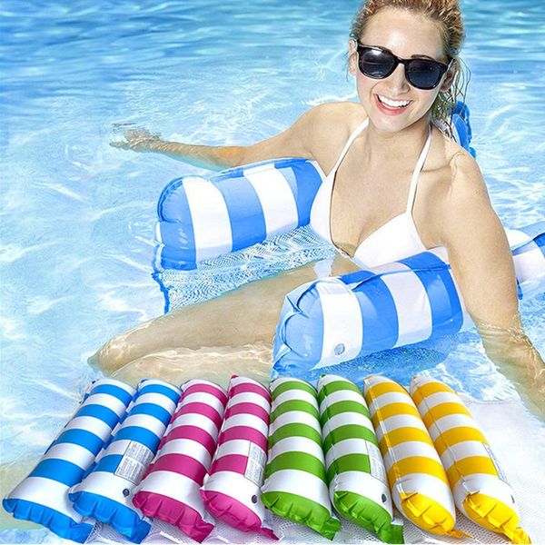 inflatable floating water hammock lounger chair swimming pool inflatables air mattress summer single person floating bed sofa outdoor play e
inflatable floating water hammock lounger chair swimming pool inflatables air mattress summer single person floating bed sofa outdoor play e