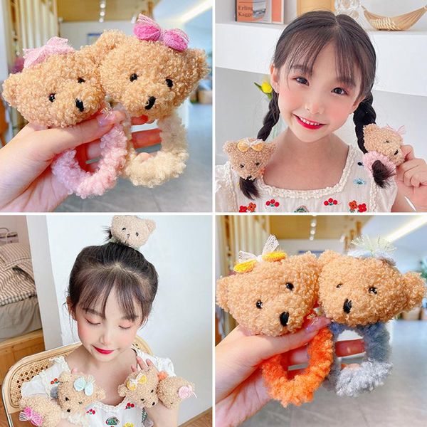 hair accessories cute elastic bands for girls children child cartoon plush bear scrunchie ponytail tie headband, Slivery;white
hair accessories cute elastic bands for girls children child cartoon plush bear scrunchie ponytail tie headband, Slivery;white