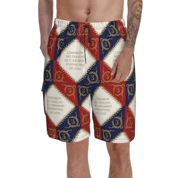 men's shorts pocket beach pants napoleonic french regimental flag '3me' 1804 shower causal breathable quick dry print graphic, White;black
men's shorts pocket beach pants napoleonic french regimental flag '3me' 1804 shower causal breathable quick dry print graphic, White;black