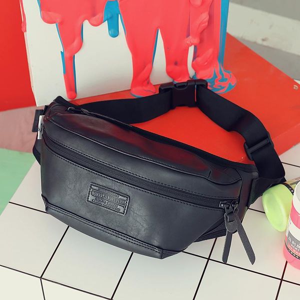 pu leather waist bag street trend men fanny pack casual adjustable belt male heuptas bum banana bags
pu leather waist bag street trend men fanny pack casual adjustable belt male heuptas bum banana bags