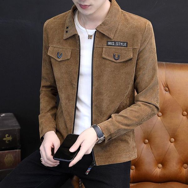 men's jackets corduroy coat jacket spring and autumn male 2021 casual korean fashion winter military streetwear, Black;brown
men's jackets corduroy coat jacket spring and autumn male 2021 casual korean fashion winter military streetwear, Black;brown