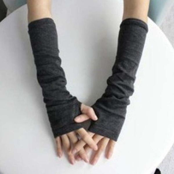 five fingers gloves knitted fingerless soft long mitten wrist sleeves winter arm sleeve wristband black unisex, Blue;gray
five fingers gloves knitted fingerless soft long mitten wrist sleeves winter arm sleeve wristband black unisex, Blue;gray
