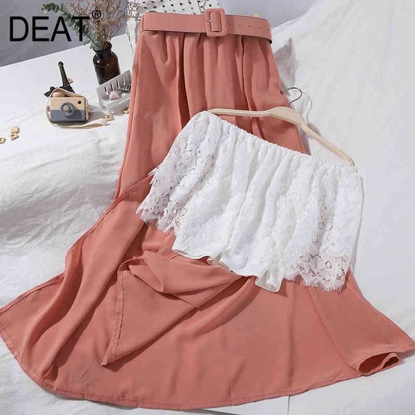 women slash neck lace sleeveless split long pants two piece set temperament fashion spring summer 11d389 210525, White
women slash neck lace sleeveless split long pants two piece set temperament fashion spring summer 11d389 210525, White