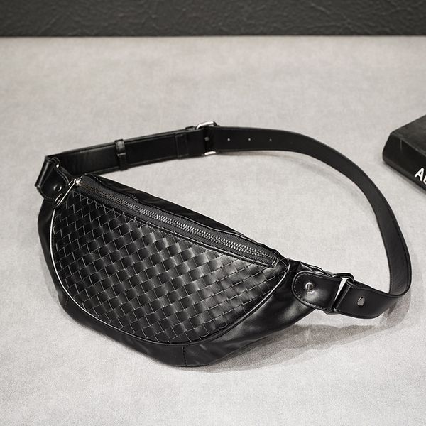 pockets fashion men's slant cross small bag hand woven pro year chest leather waist street mobile phone 2021
pockets fashion men's slant cross small bag hand woven pro year chest leather waist street mobile phone 2021