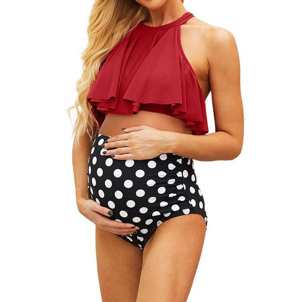 swimwear summer sleeveless cami strap backless short ruffles brief materinity dot bottom bikini sets 2-piece suits, White;black
swimwear summer sleeveless cami strap backless short ruffles brief materinity dot bottom bikini sets 2-piece suits, White;black