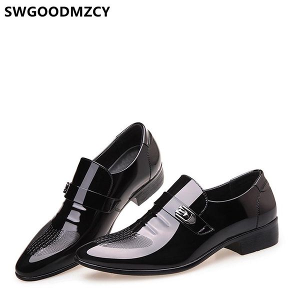 dress shoes formal men classic patent leather elegant coiffeur italian loafers evening fashion slip on, Black
dress shoes formal men classic patent leather elegant coiffeur italian loafers evening fashion slip on, Black