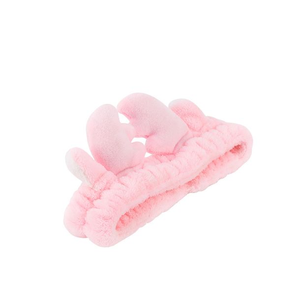 antler hair cute christmas headband wash makeup band, Silver