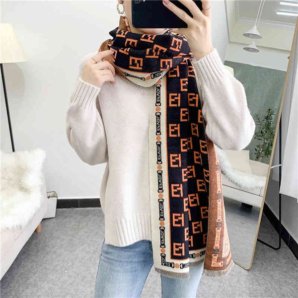 70% off design scarf imitation cashmere scarf female autumn and winter warm thickened letter cashmere scarf tassel shawl, Blue;gray
70% off design scarf imitation cashmere scarf female autumn and winter warm thickened letter cashmere scarf tassel shawl, Blue;gray