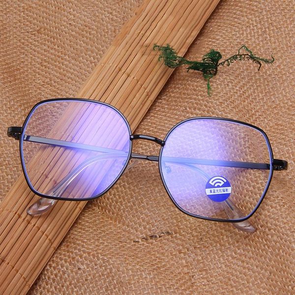 fashion sunglasses frames metal frame anti-blu-ray eye protection flat mirror korean personality glasses student trend frame., Black
fashion sunglasses frames metal frame anti-blu-ray eye protection flat mirror korean personality glasses student trend frame., Black