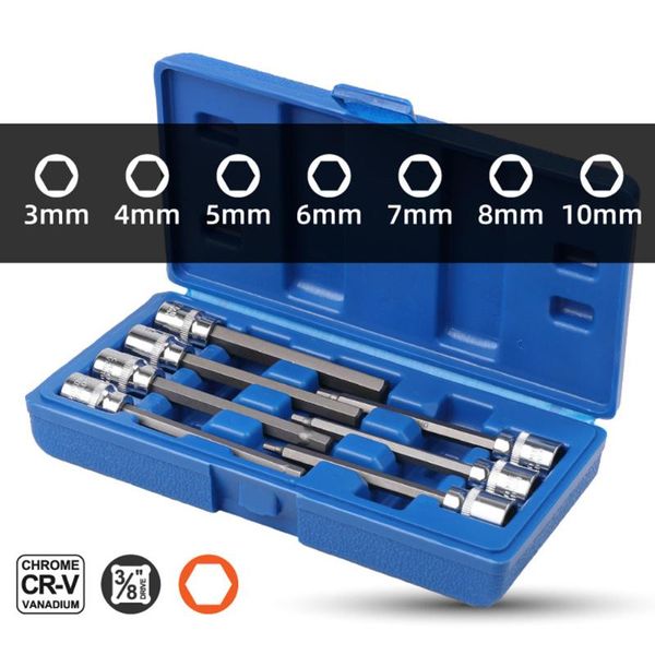 professional hand tool sets 7pcs 3/8 inch hexagon extension holder adapter with plastic storage box wrench spanner sleeve repair disassembly
professional hand tool sets 7pcs 3/8 inch hexagon extension holder adapter with plastic storage box wrench spanner sleeve repair disassembly