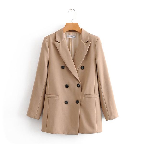 women's suits & blazers vomvoa 2021 spring korean fashion western-style double breasted commuter ol long sleeve loose suit 27373, White;black
women's suits & blazers vomvoa 2021 spring korean fashion western-style double breasted commuter ol long sleeve loose suit 27373, White;black
