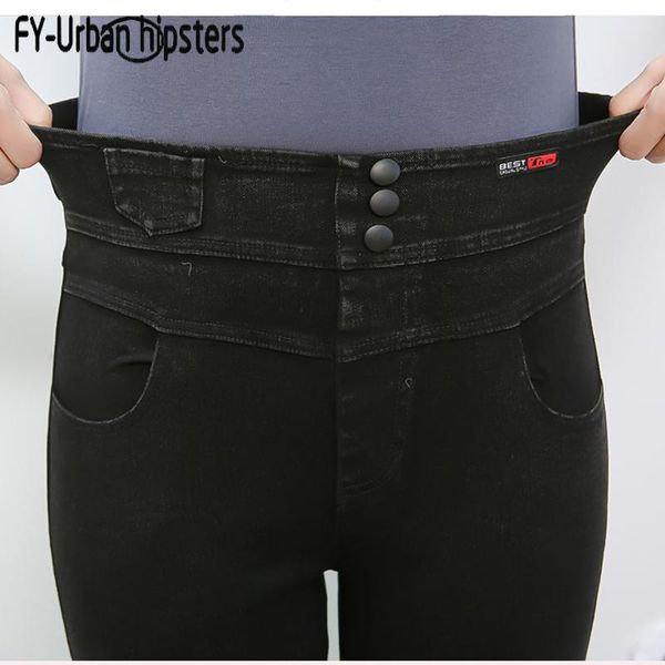 women's jeans women elastic plus size denim pencil black casual trouser stretch with buttons boyfriend slim trousers, Blue
women's jeans women elastic plus size denim pencil black casual trouser stretch with buttons boyfriend slim trousers, Blue