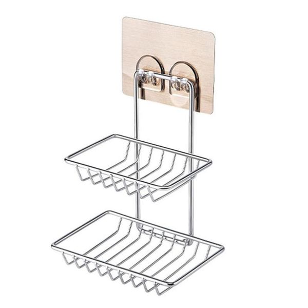 soap dishes stainless steel shelf double layer rack adhesive storage 
soap dishes stainless steel shelf double layer rack adhesive storage
