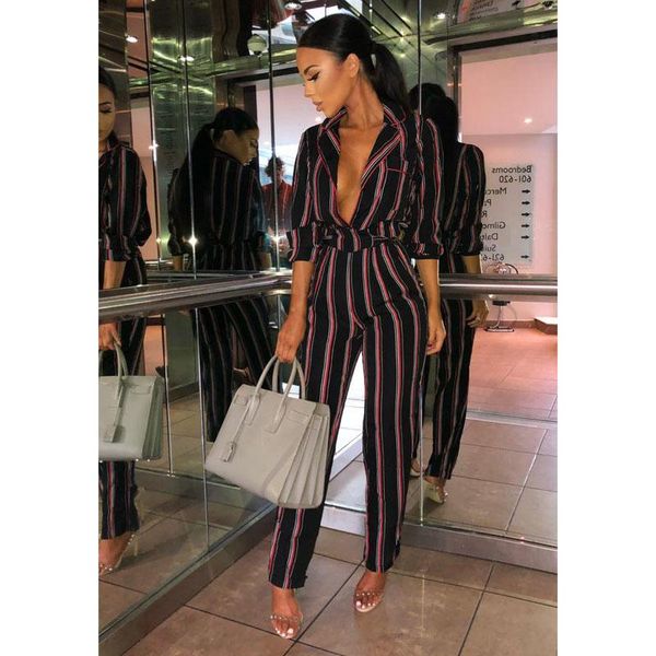 women's jumpsuits & rompers women v neck playsuit party jumpsuit romper long trousers clubwear, Black;white
women's jumpsuits & rompers women v neck playsuit party jumpsuit romper long trousers clubwear, Black;white